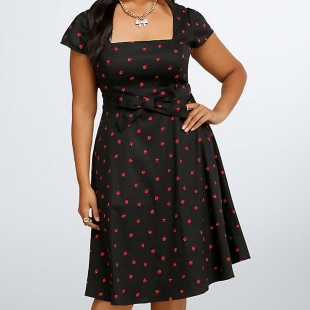 Torrid Retro Chic Lady Bug Dress